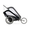 CYBEX ZENO Multisport Running Trailer Frame with Seat Pack in All Black