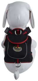 Mesh Pet Harness With Pouch (size: medium)